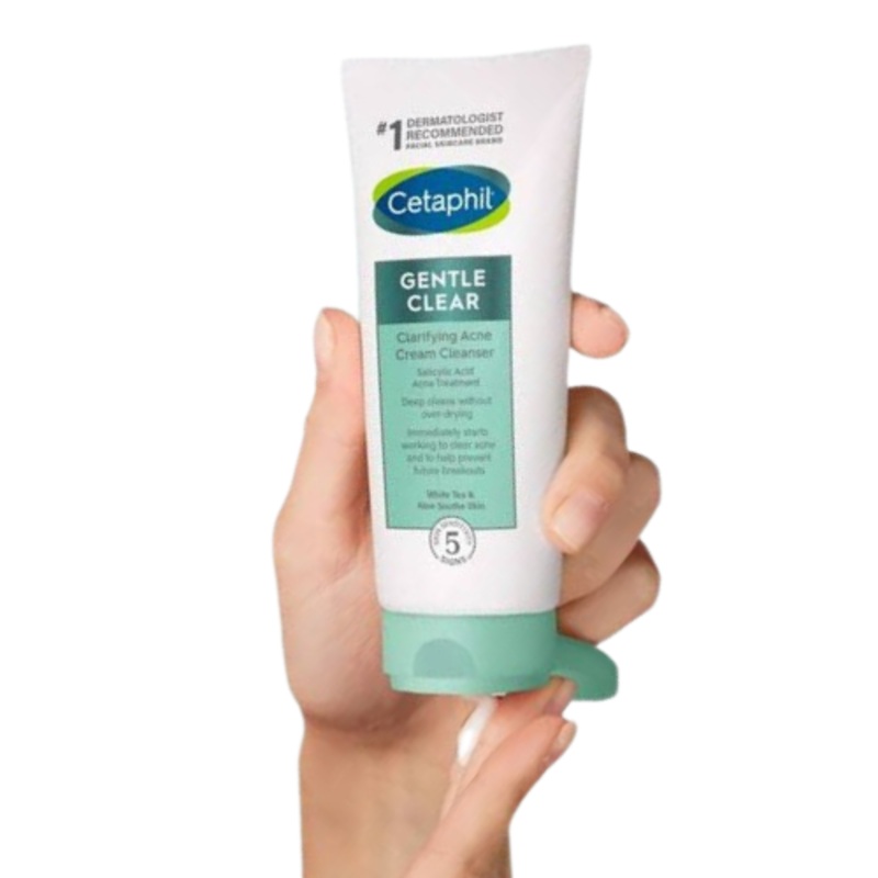 CETAPHIL GENTLE CLEAR CLARIFYING ACNE CREAM CLEANSER 124ml (Expiry 06/24)