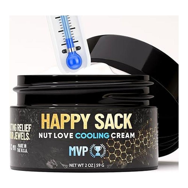 Derm Dude Happy Sack Nut Love Cooling Cream – Anti-Chafing Ball Cream for Men | MVP Scent | 60ml Mvp 1 Pack