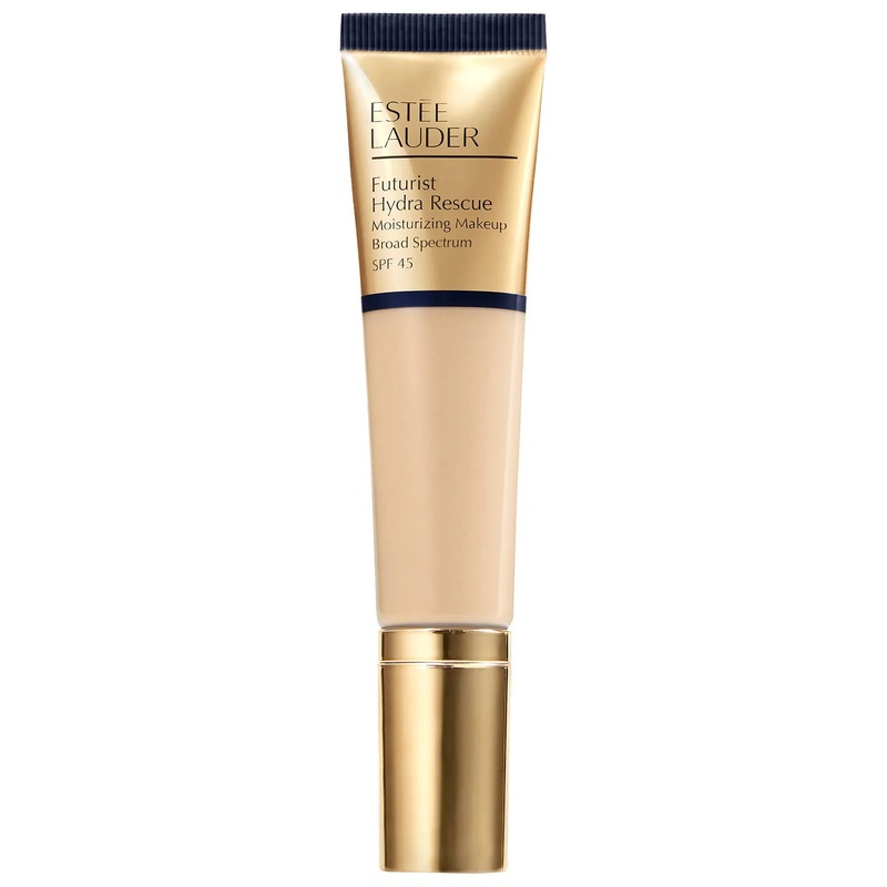 Este Lauder Futurist Hydra Rescue Moisturizing Foundation SPF 45: Radiant Finish, Hydrating, Medium Coverage & Vitamin E Protection