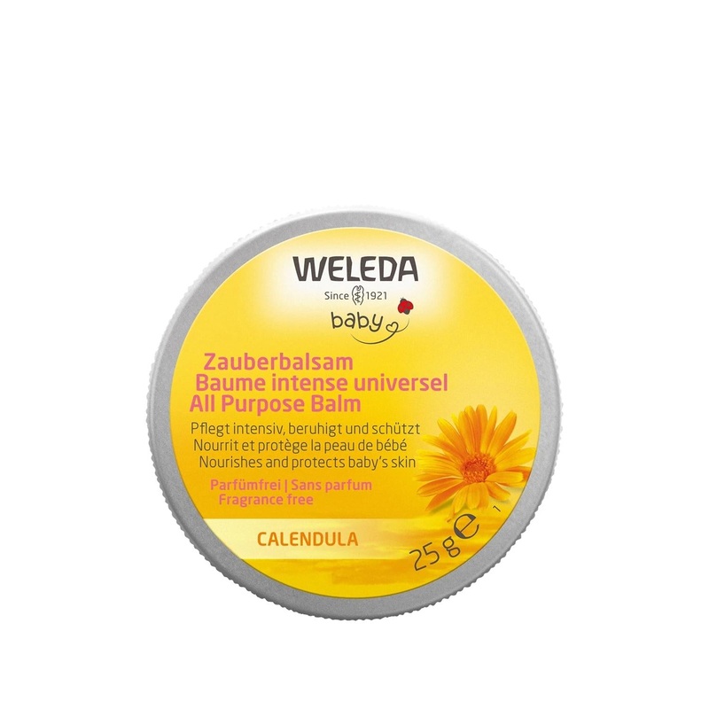 Weleda Calendula Baby Balm – Natural Skin Care for Sensitive Baby Skin, 25g