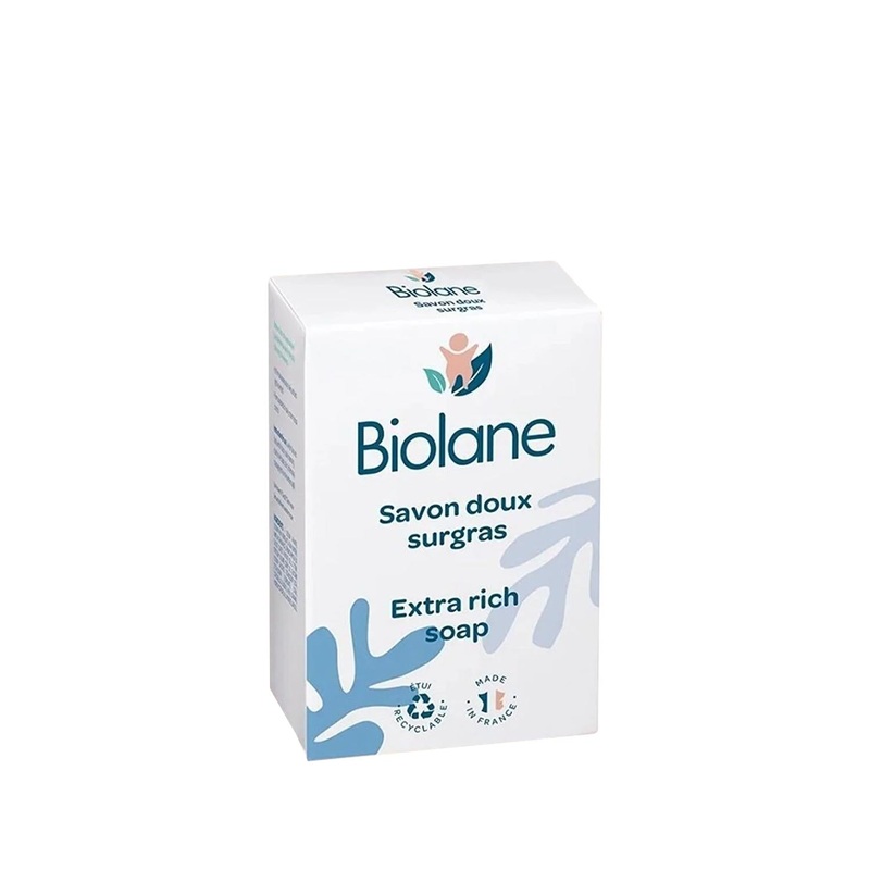 Biolane Extra Rich Soap – Moisturizing Solid Soap for Dry Skin Relief