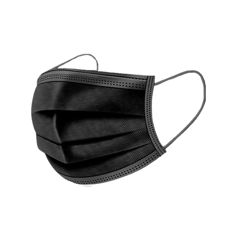 Black Disposable 3-Layer Mask 50PCS