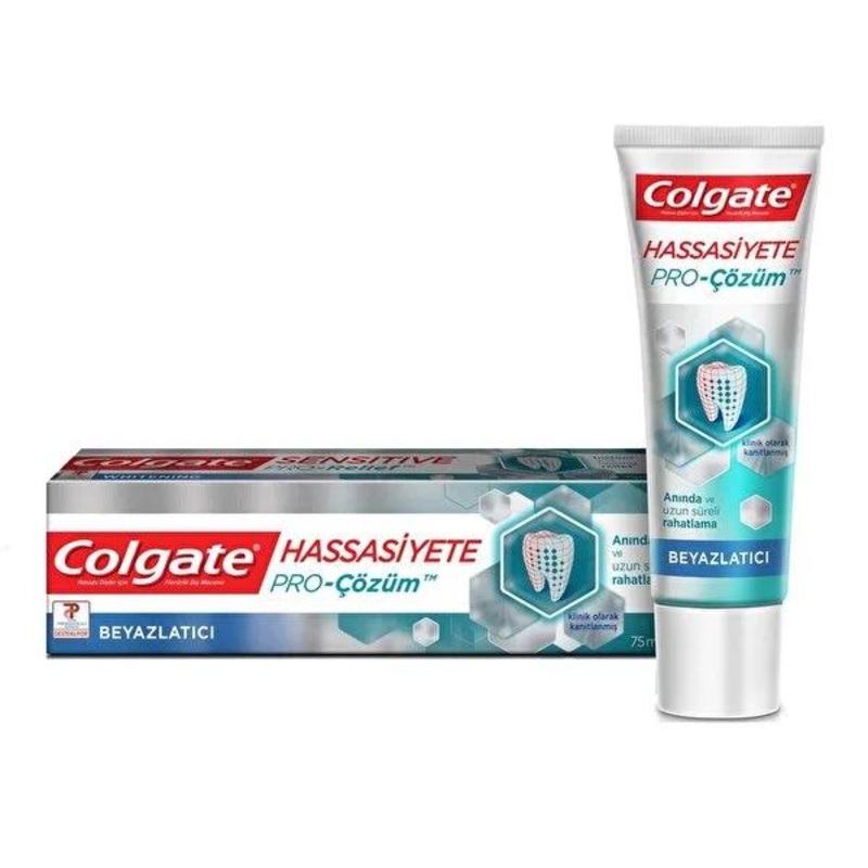Colgate Sensitive Pro Relief Whitening Toothpaste – Fast Tooth Sensitivity Relief & Long-Term Protection – 2.54 fl oz