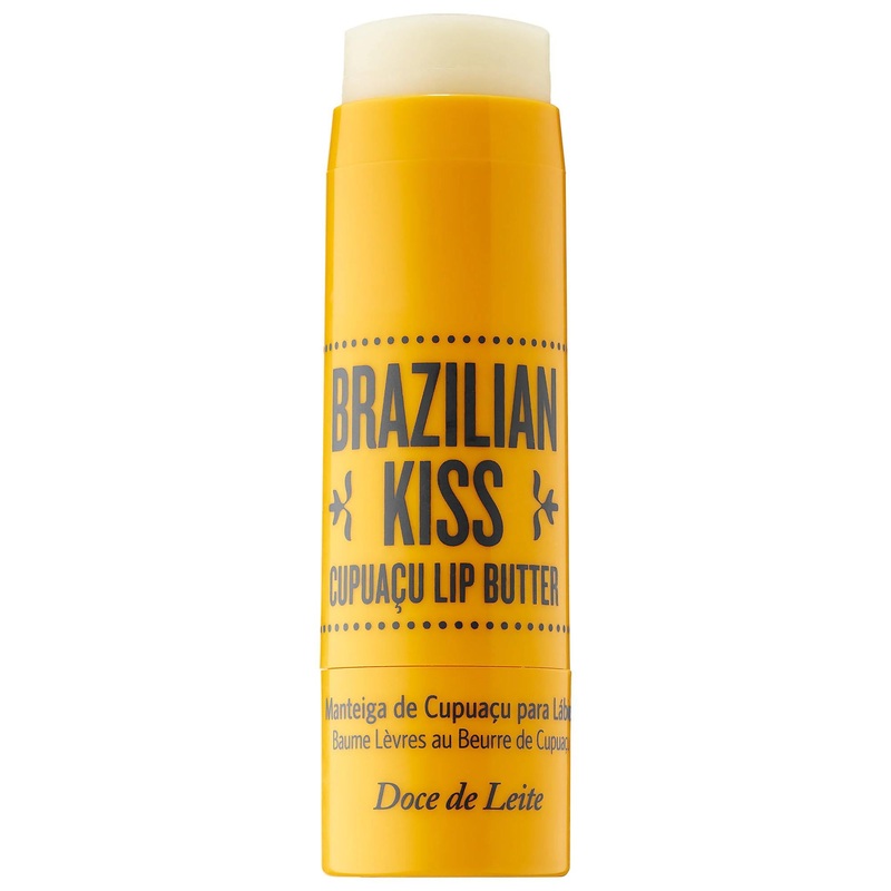 Sol de Janeiro Brazilian Kiss Cupuau Lip Butter: Deeply Hydrating & Natural Lip Balm for Dry Lips – Paraben & Phthalate Free