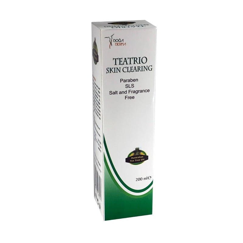Teatrio Tea Tree Face Wash Gel 200ml – Natural Skincare, Gentle Cleansing for Face & Body