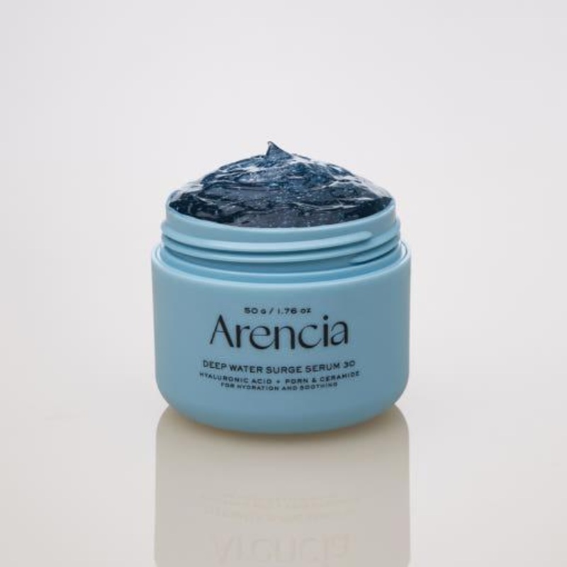 Arencia Deep Water Surge Overnight Serum 30  50g | Intense Nighttime Hydration with Triple Hyaluronic Acid & Cica