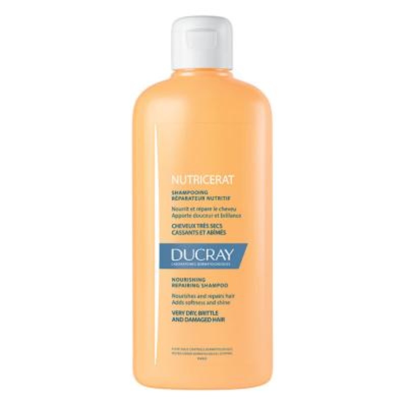 Ducray Nutricerat Moisturizing Shampoo for Dry Hair – 200ml, Nourishing & Intensive Moisturizing