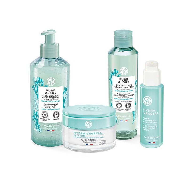 Edulis Skincare Set for Normal to Dry Skin – Hydrating Daily Routine with Cleansing Gel, Micellar Water & Serum