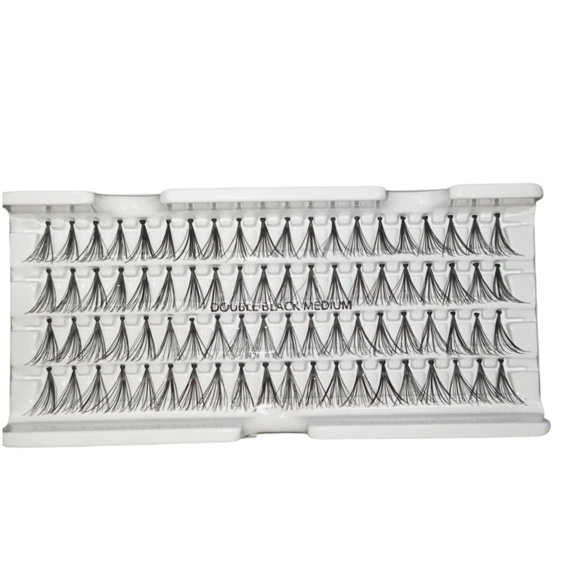 Elephant Individual Lashes – Double Black Medium