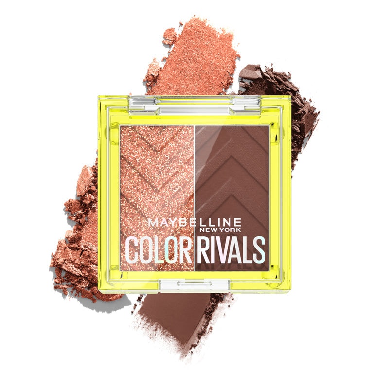 Maybelline color rivals eyeshadow palette duo Chill X Daring