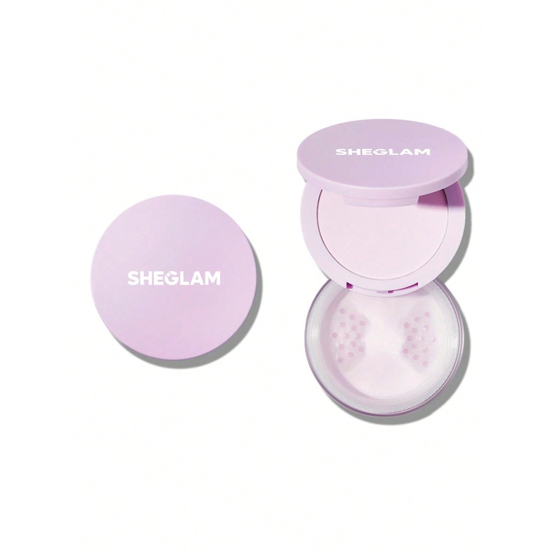 Sheglam Insta-Ready Face & Under Eye Setting Powder Duo- Taro