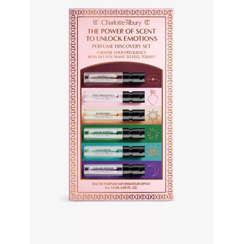 Charlotte Tilbury The Power of Scent to Unlock Emotions eau de parfum gift set 6 x 1.5ml