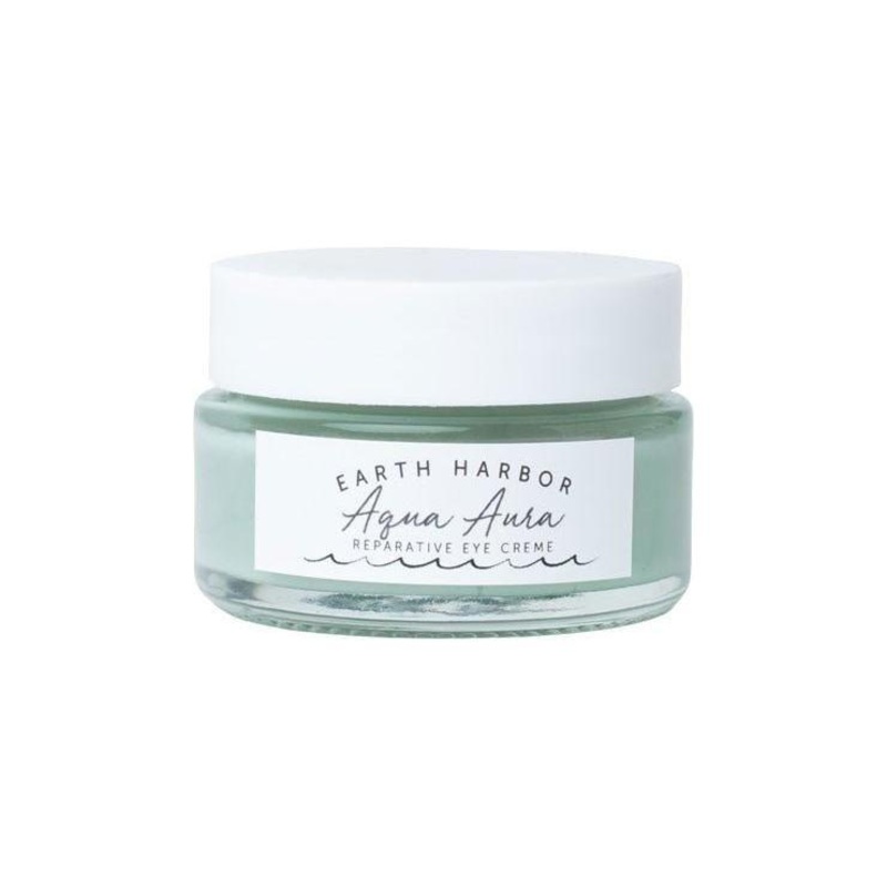 Earth Harbor Aqua Aura Reparative Eye Cream  30ml | Brightening & Firming Under-Eye Treatment 15 ml