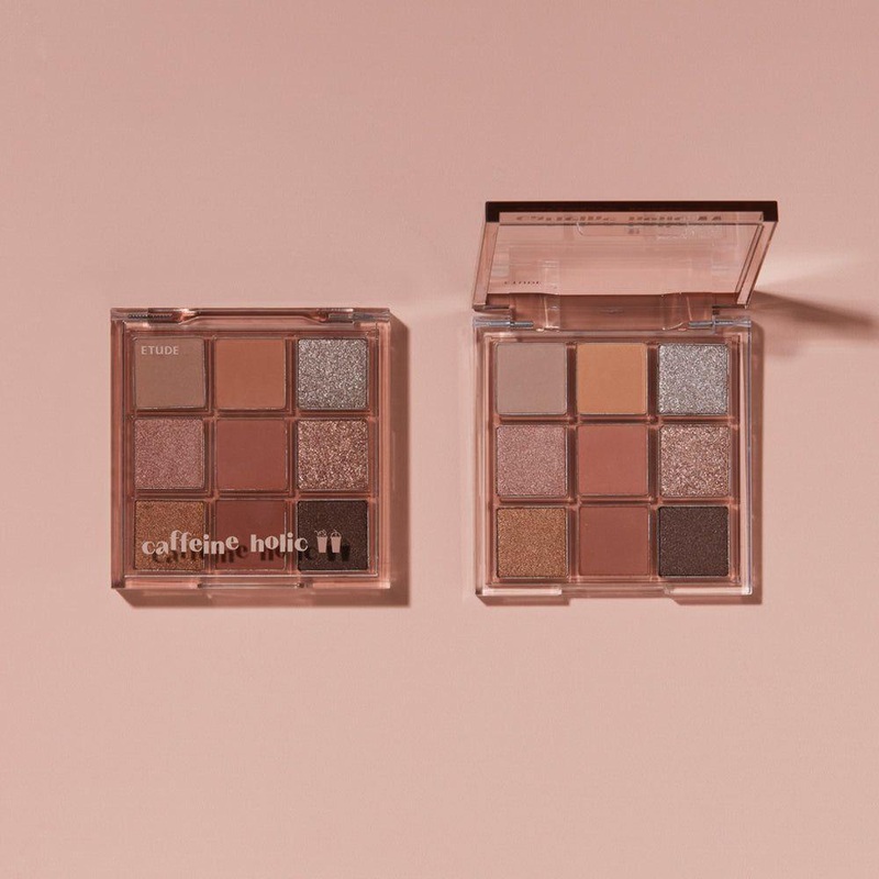 ETUDE Play Color Eyes – 9-Color (#Caffeine Holic) | Rich Coffee-Inspired Shades