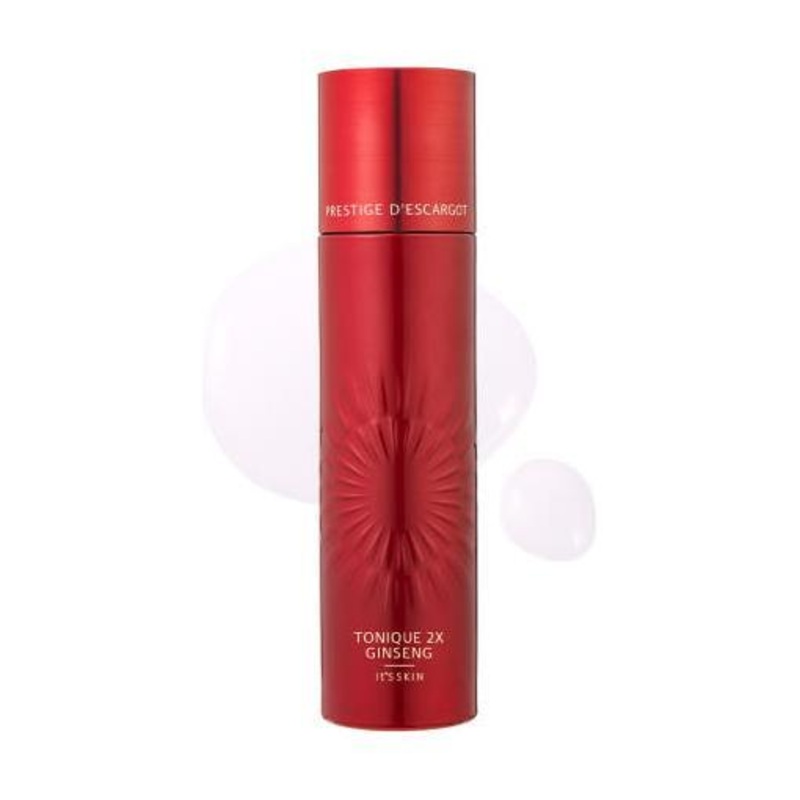 ItS SKIN Prestige Tonique 2X Ginseng DEscargot  140ml | Elasticity-Boosting KBeauty Toner with 6Year Red Ginseng & 42% Snail Mucin
