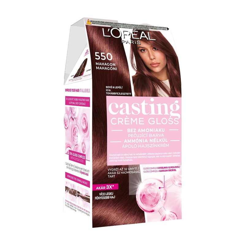 Loreal Paris Casting Creme Gloss 550 Mahogany conditioning color