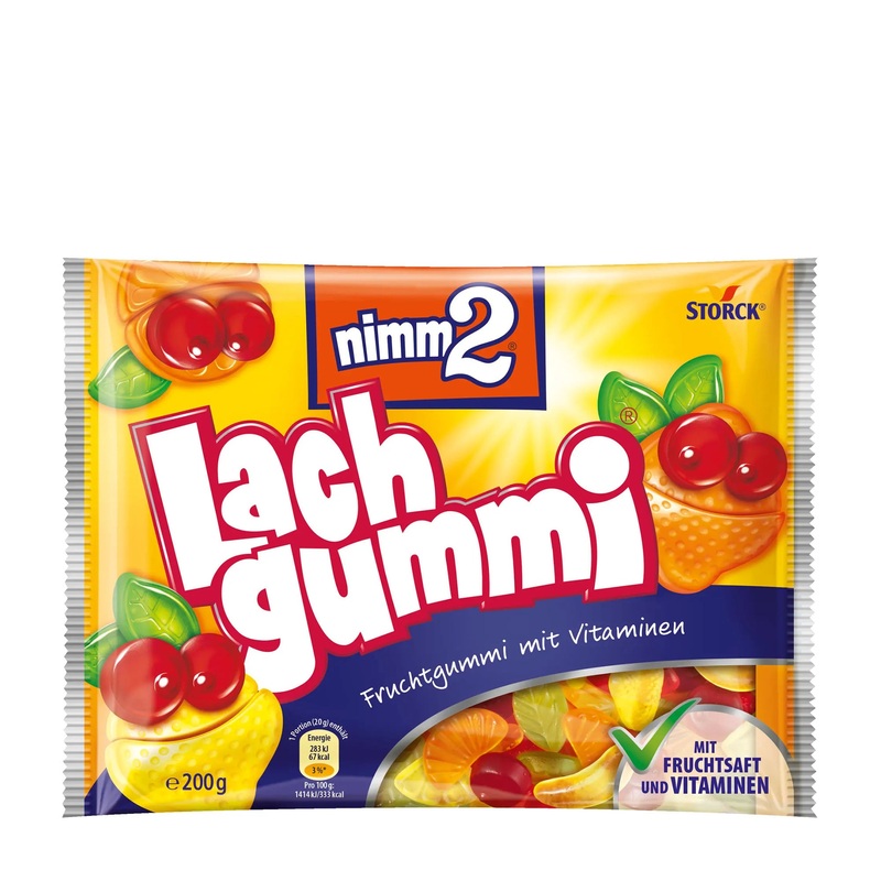 Nimm2 Lachgummi gummi candy, 200 g