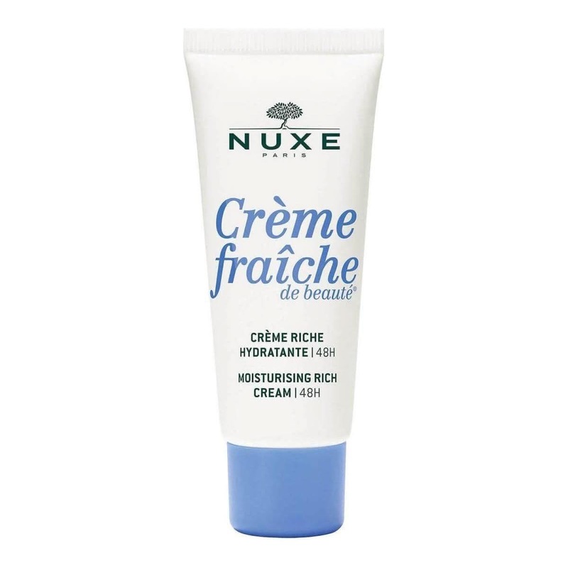 NUXE Crme Frache de Beaut Moisturiser for Dry Skin  30ml | 48-Hour Hydration & Pollution Protection