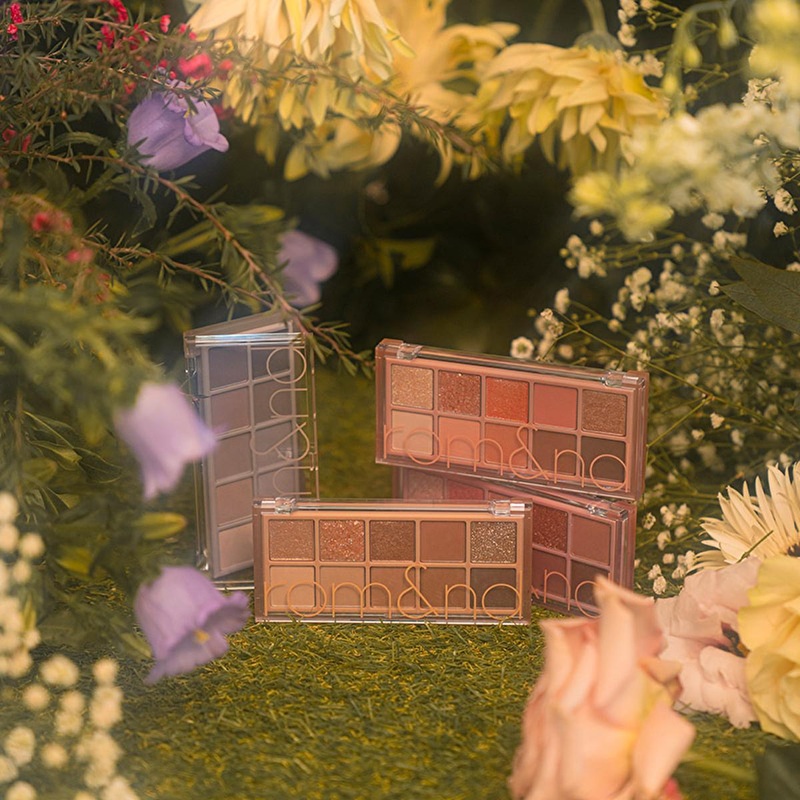 rom&nd Better Than Palette: Shade & Shadow Garden – Versatile Korean Eyeshadow Palette for Long-Lasting, Stunning Eye Makeup