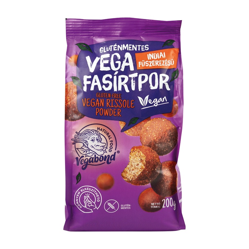 Vegabond gluten-free vegan rissole powder Indian style, 200 g