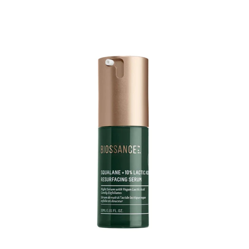 Biossance – SQUALANE + 10% LACTIC ACID RESURFACING SERUM 10ml