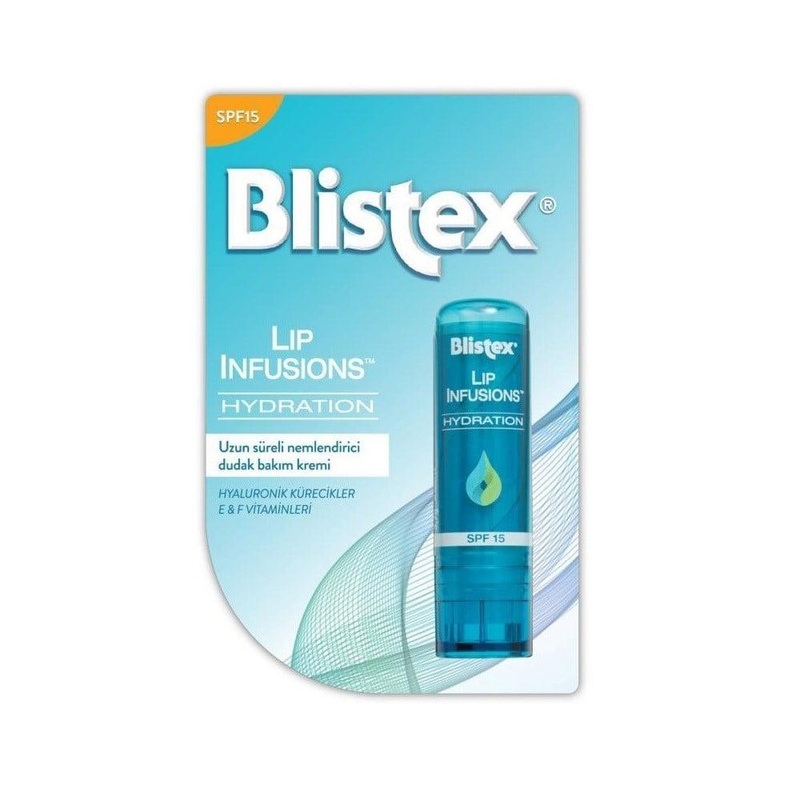 Blistex Lip Infusions Hydrations – Long-Lasting Hydrating Lip Balm with SPF15 Sun Protection