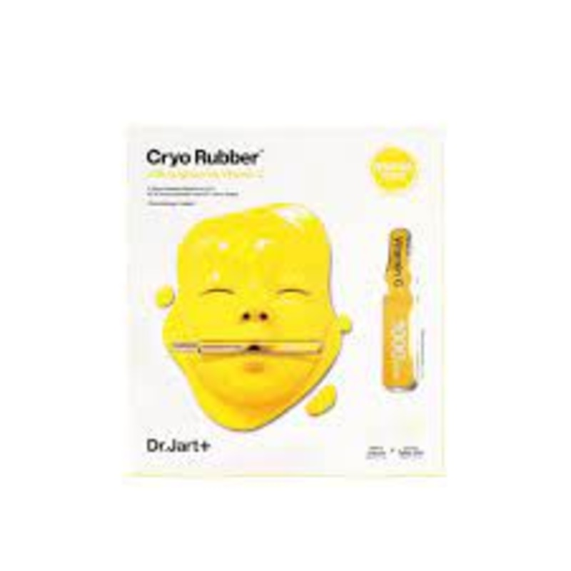 DR JART CRYO RUBBER FACE MASK WITH BRIGHTENING VITAMIN C 2 STEP INTENSIVE BRIGHTENING KIT