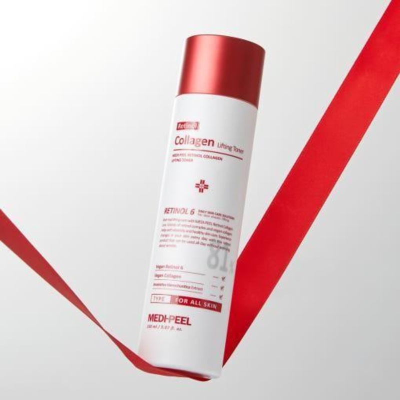 MEDIPEEL Retinol Collagen Lifting Toner  150ml  Firming, Hydrating & Anti-Aging Toner with Retinol & Collagen