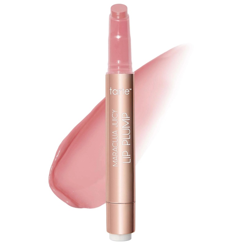 Tarte Maracuja Lip Plump Gloss: Hydrating Vegan Lip Plumper for Fuller Lips, Long-Wearing Color, Superfruit & Hyaluronic Acid Infused, Cruelty-Free