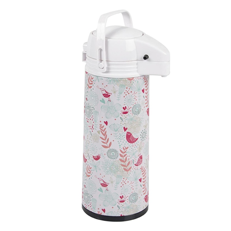 Tivoli 1.9 L Patterned Thermos: Keep Drinks Hot & Cold – Insulated Beverage Container