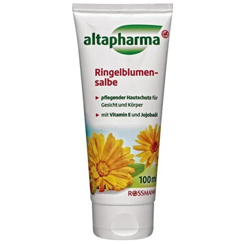 Altapharma Calendula Moisturizer – Natural Skincare Cream for Dry Skin Relief, Vegan, Sensitive Skin Friendly