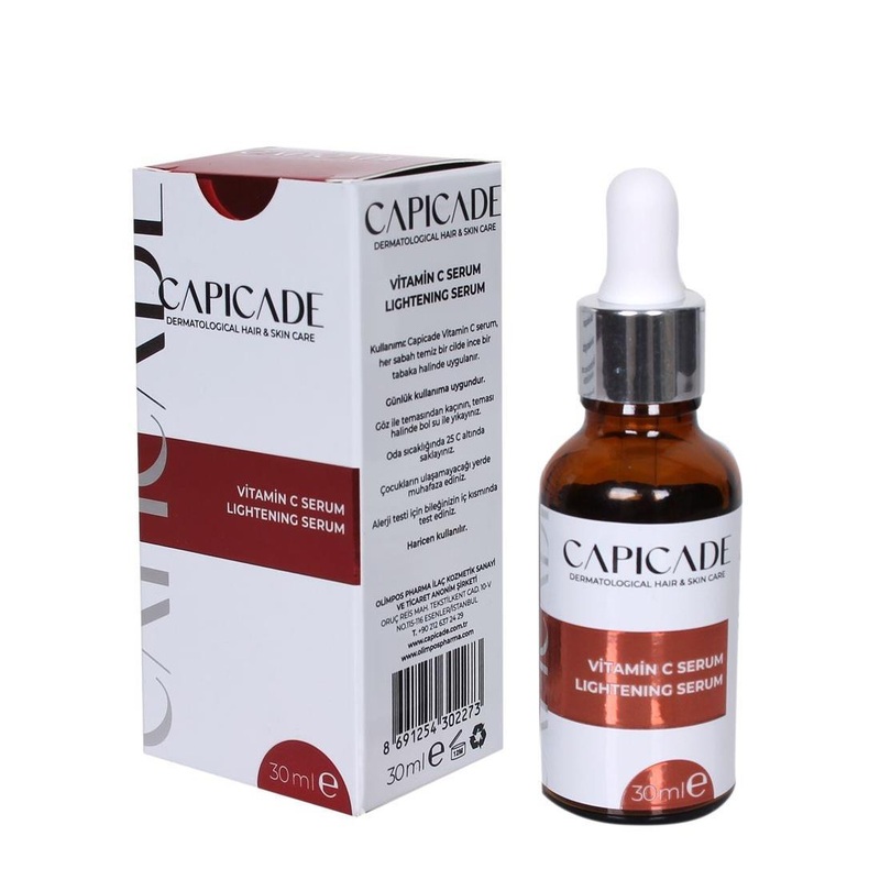 Capicade Vitamin C Serum: Achieve Radiant & Glowing Skin | Brightening, Tone Correction & Hyperpigmentation Treatment