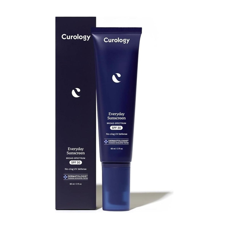 Curology Everyday Sunscreen SPF 30  60ml | Broad Spectrum Zinc Oxide Face Sunscreen for Acne-Prone & Sensitive Skin