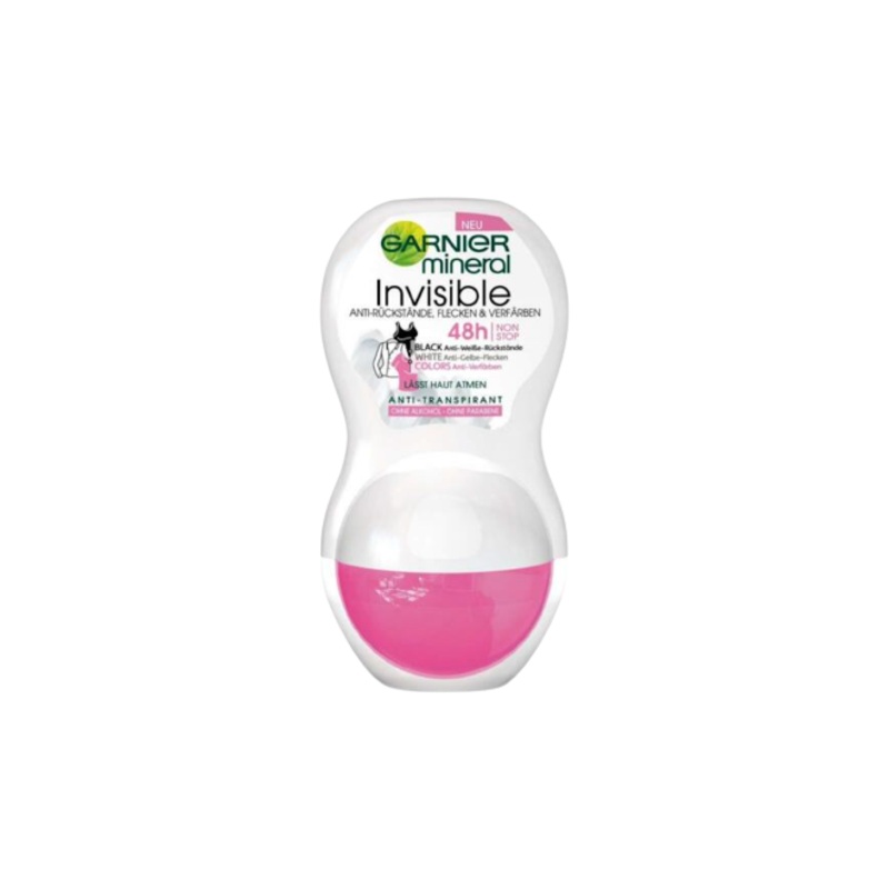 Garnier Mineral Invisible Black White Roll On