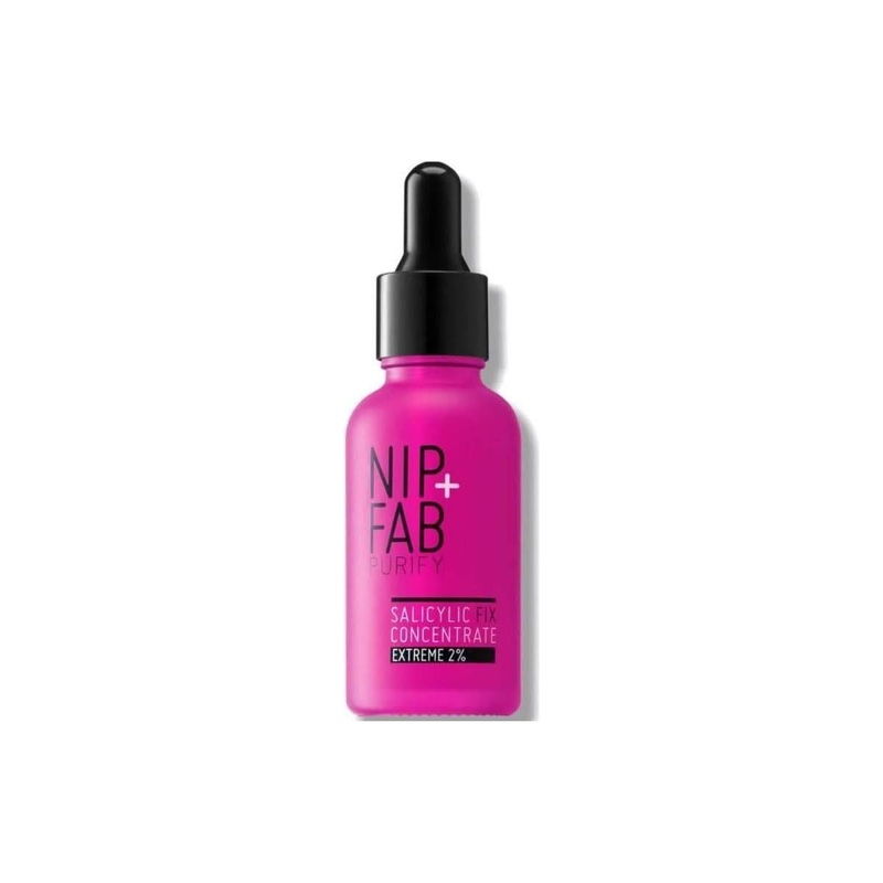 Nip + Fab Salicylic Acid Concentrate Extreme 2% BHA Liquid Drops  30ml Supercharged BHA Formula | Clears Pores, Fights Blemishes & Balances Oily Skin