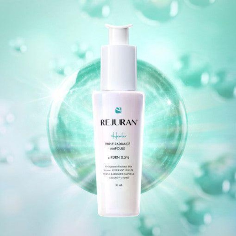 REJURAN Healer Triple Radiance Ampoule – 30ml | Advanced Skin Brightening & Anti-Aging Care