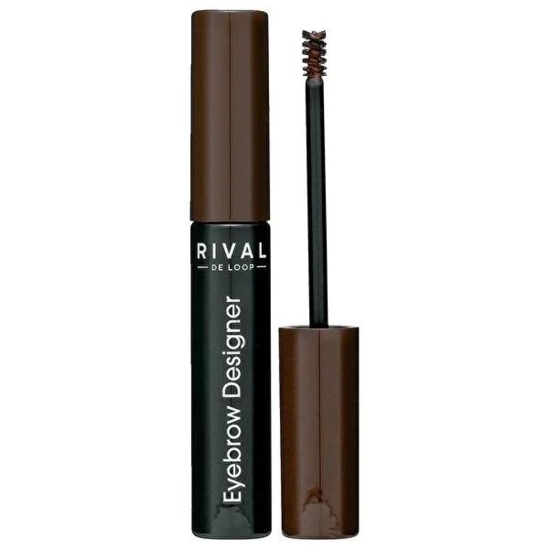 Rival de Loop Dark Brown Eyebrow Gel: Shape, Define & Intensify | Long-Lasting Color & Definition