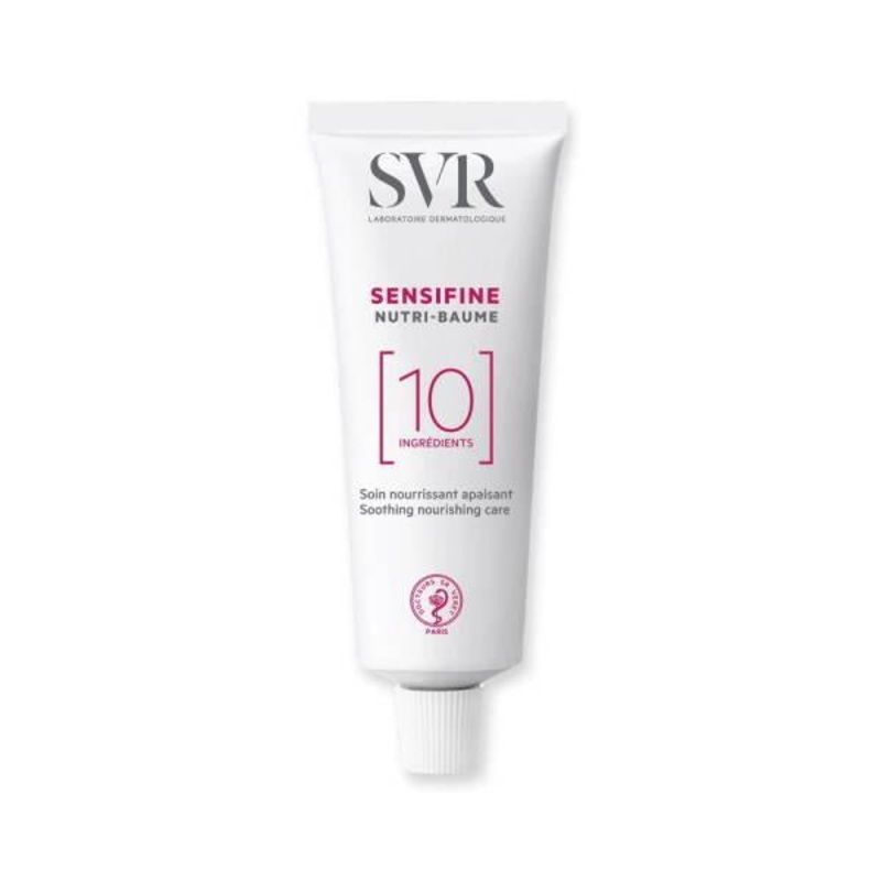 SVR Sensifine Nutri Baume: Soothing Facial Cream for Sensitive Skin, Allergy-Tested, Deep Hydration – Fragrance-Free, Redness Relief