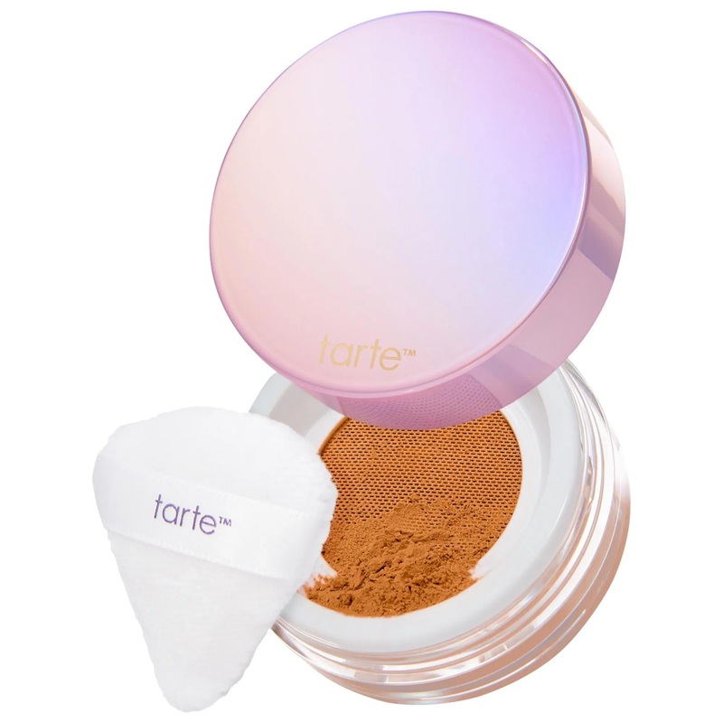 Tarte Creaseless Brightening Loose Setting Powder: Long Lasting, Sweatproof, Cruelty-Free Amazonian Clay for Flawless Under Eye Finish