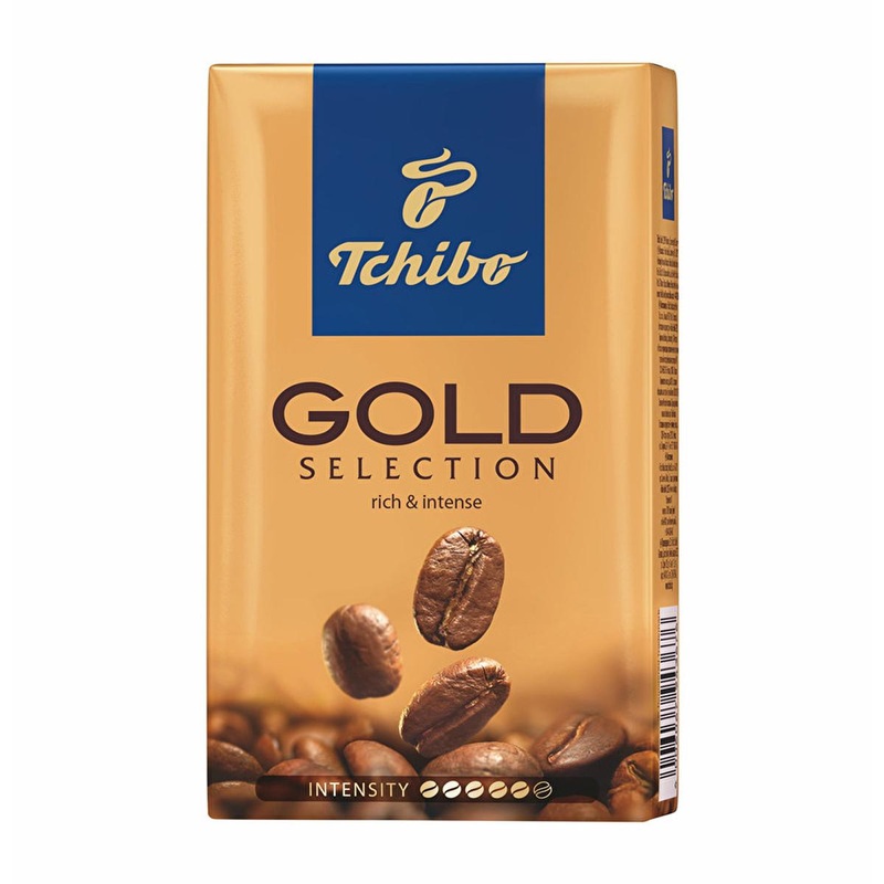 Tchibo Gold Selection Ground Coffee – Premium Arabica Robusta Blend for Filter Coffee Machines