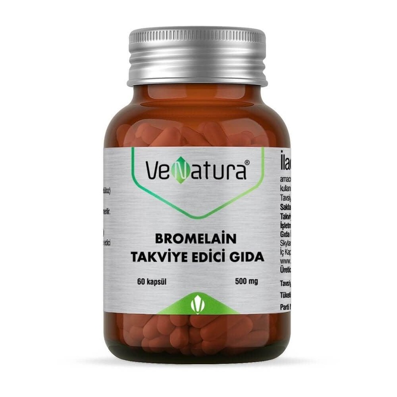 VeNatura Bromelain Supplement – 500mg, 60 Capsules for Digestive Health Support