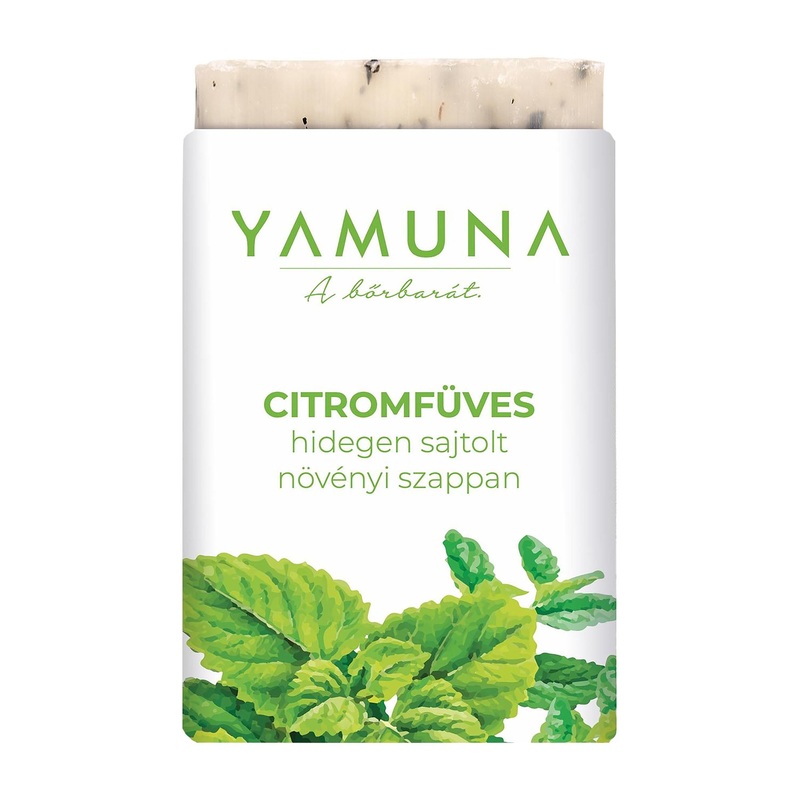 Yamuna Lemon Balm cold-pressed plant-based soap, 110 g
