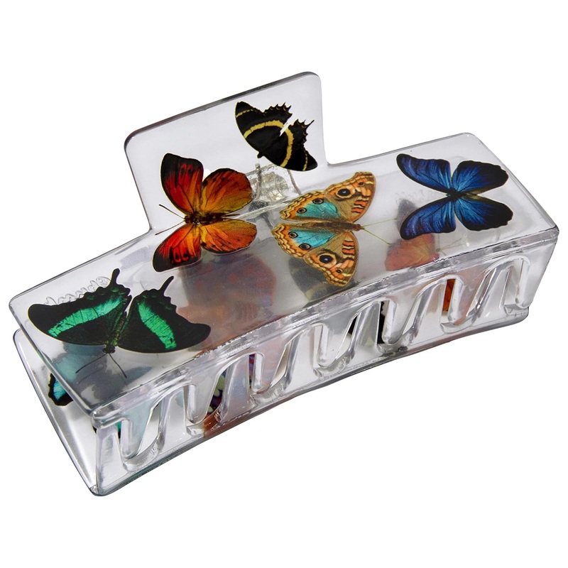 Chunks Medium Butterfly Hair Claw Clip: Secure Hold, Eco-Friendly Acetate, Stylish Hair Accessories for Fine & Thick Hair