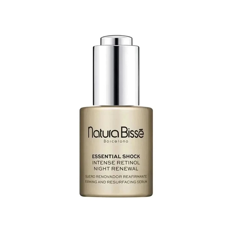 Natura Biss Essential Shock Intense Retinol Night Renewal  30ml | Firming Night Serum with Retinol, Bakuchiol & Glycolic Acid