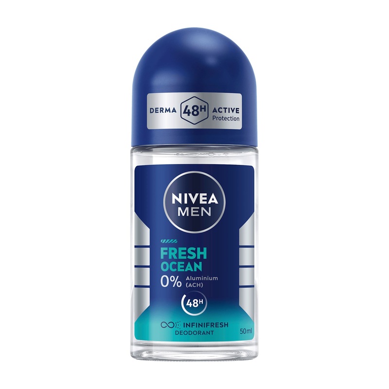 Nivea Men Fresh Ocean 48h deodorant roll-on, 50 mL