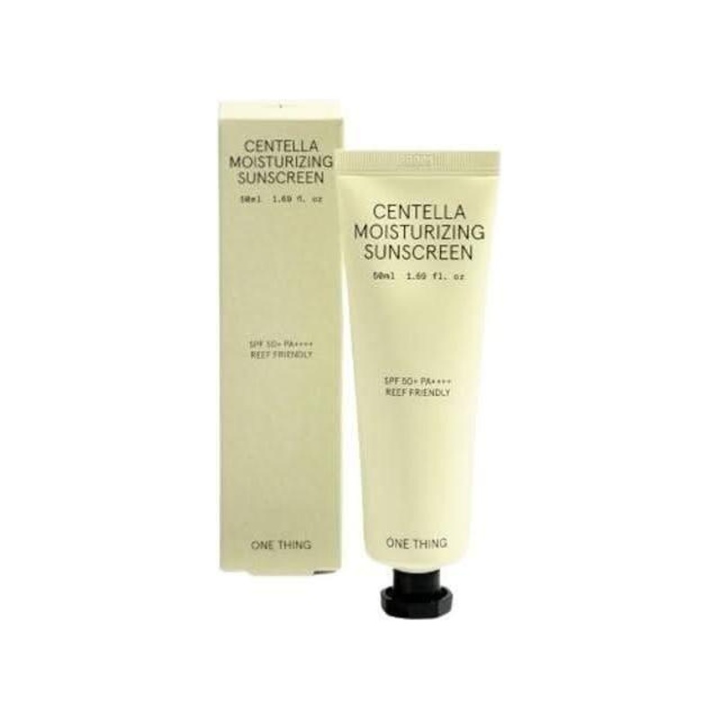 ONE THING Centella Moisturizing Sunscreen  50ml | SPF Protection + Hydration for Sensitive Skin