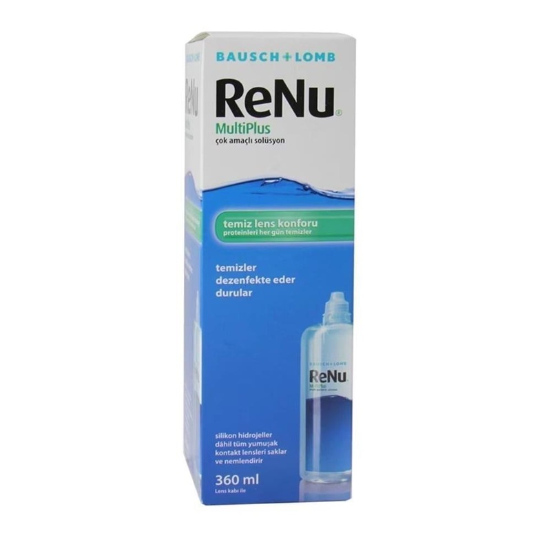 ReNu MultiPlus 360ml Contact Lens Solution – Cleans, Disinfects & Stores Soft Lenses