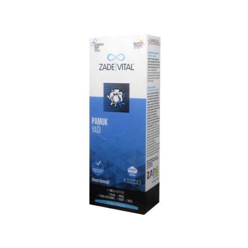 Zade Vital Cotton Oil: Cholesterol-Free Cooking Oil for Heart Health & Essential Fats – 150ml