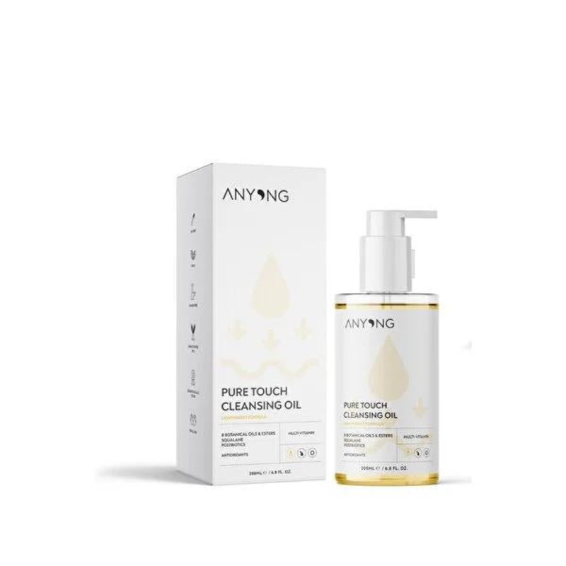 Anyong Pure Touch Cleansing Oil – Gentle Makeup Remover with Botanical Oils, 6.76 fl oz