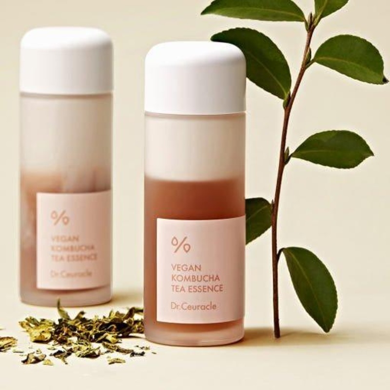 Dr.Ceuracle Vegan Kombucha Tea Essence  150ml | Toner-to-Essence Hydration with Kombucha & Green Tea